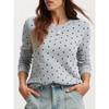 Color Block Striped Crew Neck Long Sleeve T-Shirt Slim Fit Casual Top Daily Wear