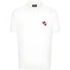 FW23 Letter Embroidery Straight Casual Short Sleeve Polo Shirt Men Polo Shirts White 3D1FE6-1JTKZ-0101