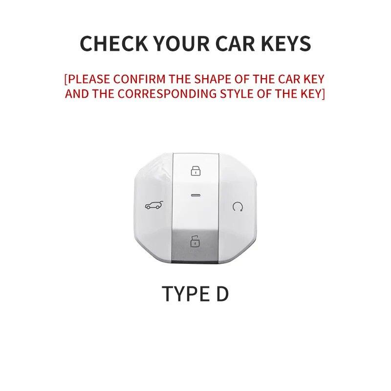 New Zinc Alloy Leather Car Key Cover, For Jetour Freer Freedom T2 Freer Traveller T1 +, Protected Keychain Bag,  Accessories