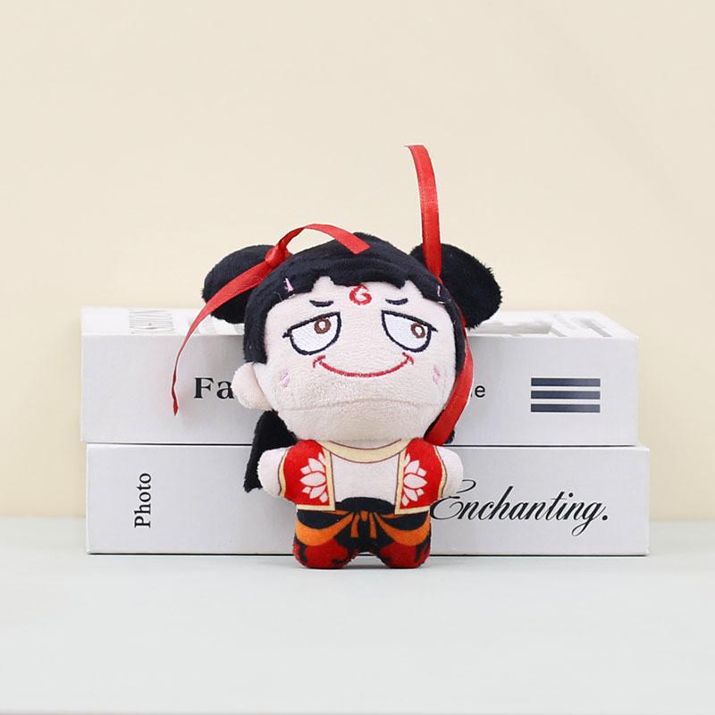 

Plush Zha Ne Toy Keychain Anime Character Doll Pendant Bag Decoration Gift Kids Proud