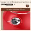 Wanlida Red Stainless Steel Smart Electric Kettle with Double-Layer Anti-Scald Insulation and Constant Temperature Control.