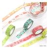 Kamiiso Sansho Japanese Washi Masking Tape *Made in Japan* 15mm x 10m x 3 rolls, 3 patterns SAIEN UR