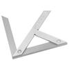 Center Angle Gauge Stainless Steel Centering Squares Gauges for Circular Plate 150x130mm