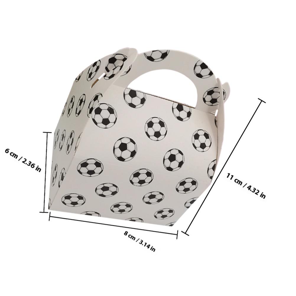 50 Stück Fußball Süßigkeitenbox Fußball Party Leckerli-Boxen Geburtstag Geschenk Süßigkeitenboxen Für Hochzeit Feiertag Süßigkeiten Geschenkkörbe Dekoration