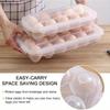 10 Grid Egg Storage Box Durable Plastic Transparent Anti-collision with Lid for Refrigerator Camping Outdoor Egg Holder Plastic