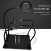 LED Magnifier Soldering Platform with Auxiliary Clips and Circuit Board Holder