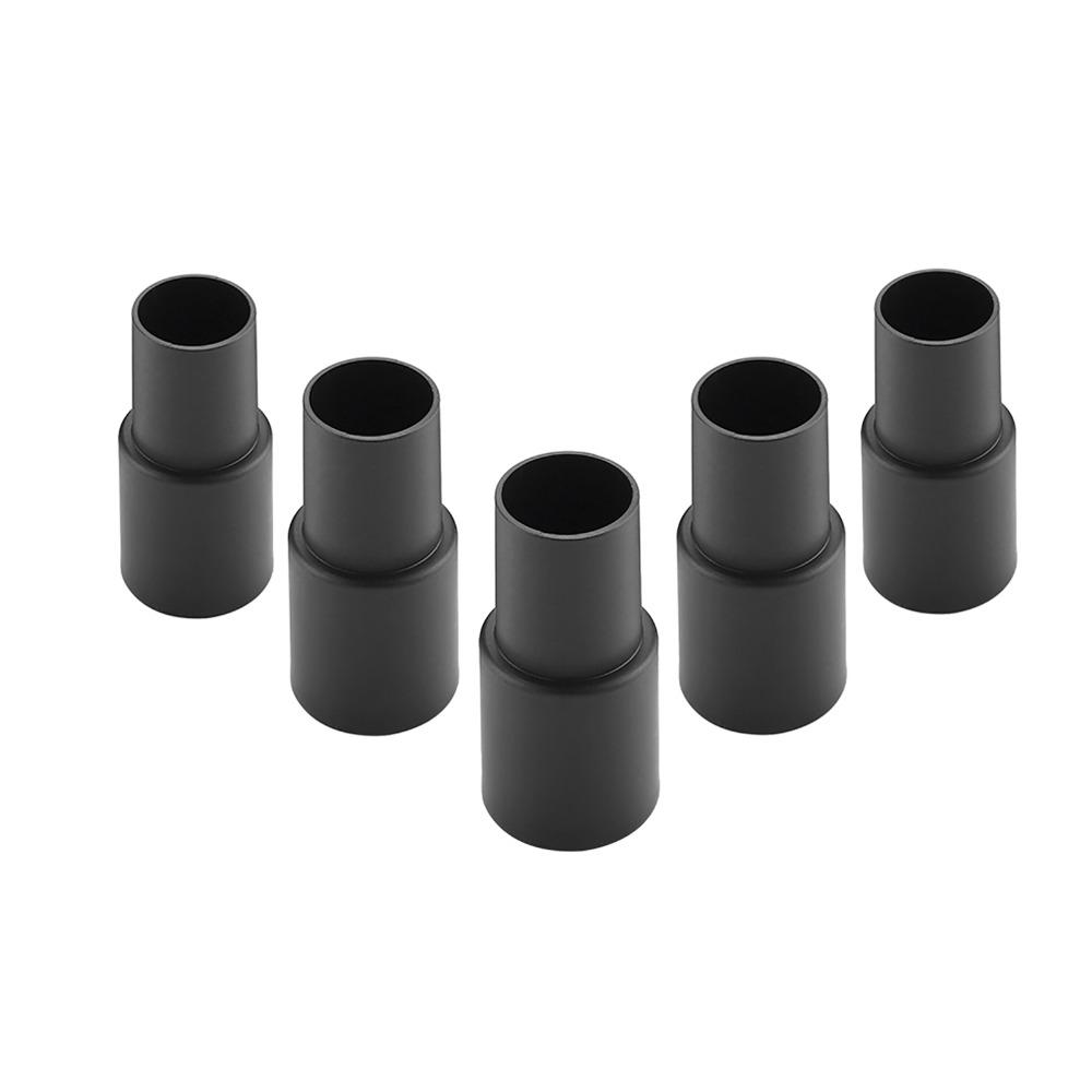 5PCS Dual Diameter Vacuum Hose Adapter Plastic Hose Connection Vacuum Hose Connector Converter Parts Black