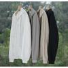 Giacca con Cappuccio in Lino da Uomo Casual Trend Primavera Autunno Capispalla Blazer Top Abbigliamento