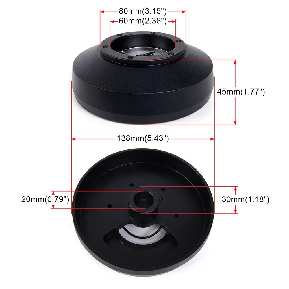 MUGE-Car Steering Wheel Hub Short Adapter Kit For 1994-2004 Ford Mustang 179H QR068