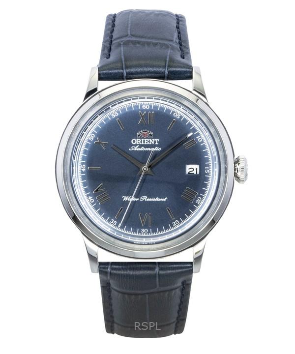 

Годинник чоловічий Orient Bambino Classic Шкіряний ремінець Синій циферблат Автоматичний RA-AC0024L темно-синього кольору