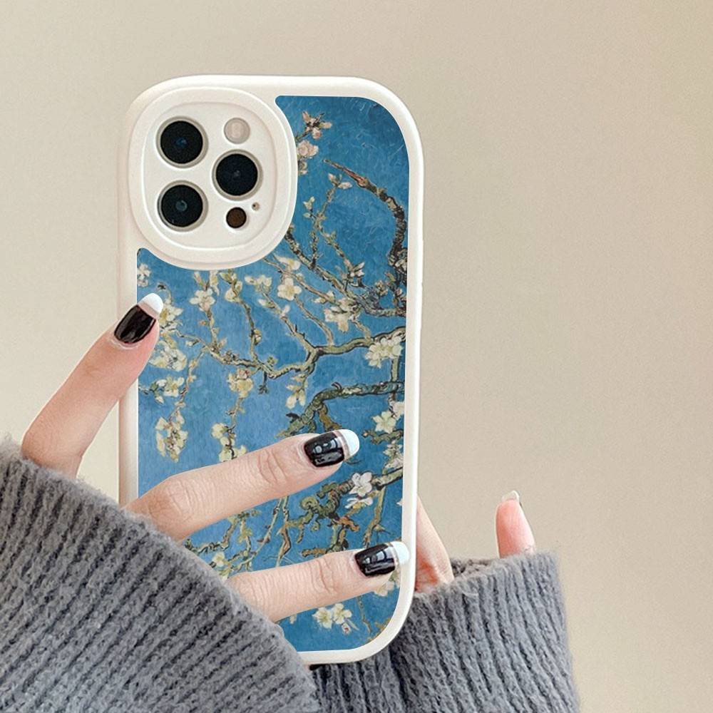 Van Gogh Phone Case Hard Leather For IPhone 16 15 14 13 12 Mini 11 14 Pro Max Xs X Xr 7 8 Plus Fundas iphone 11 pro