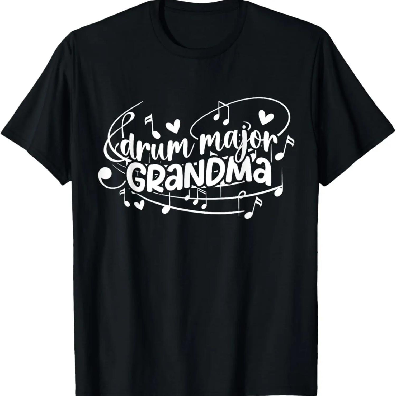 

Drum Major Grandma Groovy Drum Major Grandmother T-Shirt S