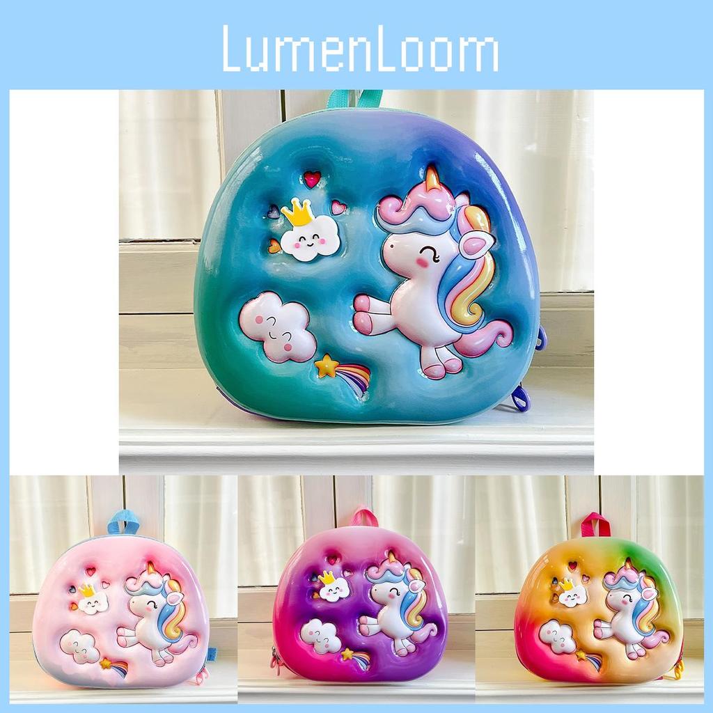 Kids 3d Oxford Fabric Backpack With Breathable Features And Adorable Cartoon Animals