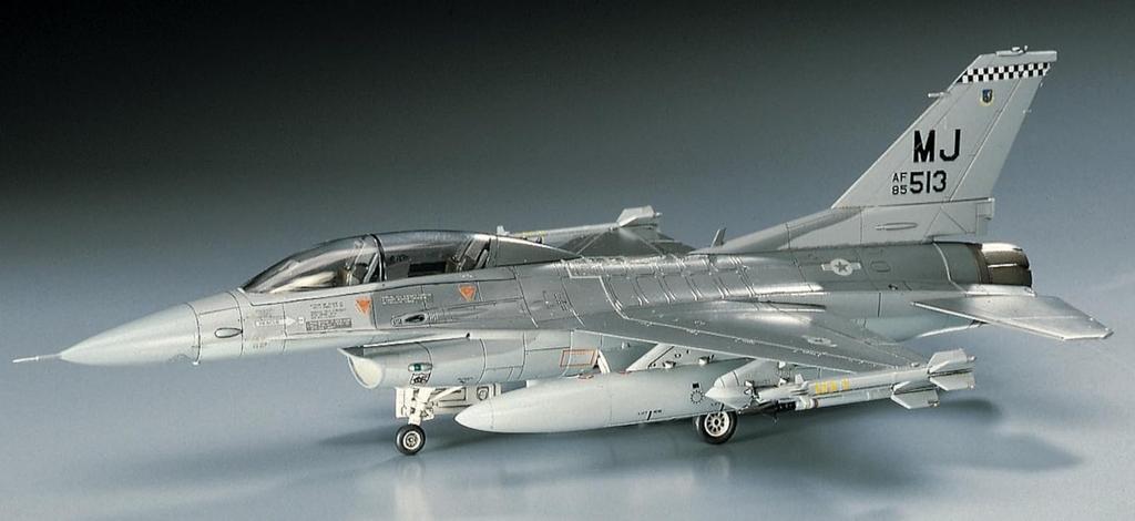 Hasegawa US Air Force Fighting Falcon Plastic Model Kit D15 1/72 F-16D