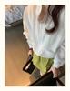 Women's Korean-Style Stand-Up Collar Zip Ramie Jacket - Spring/Summer 2025, Simple Versatile Casual Slimming Top