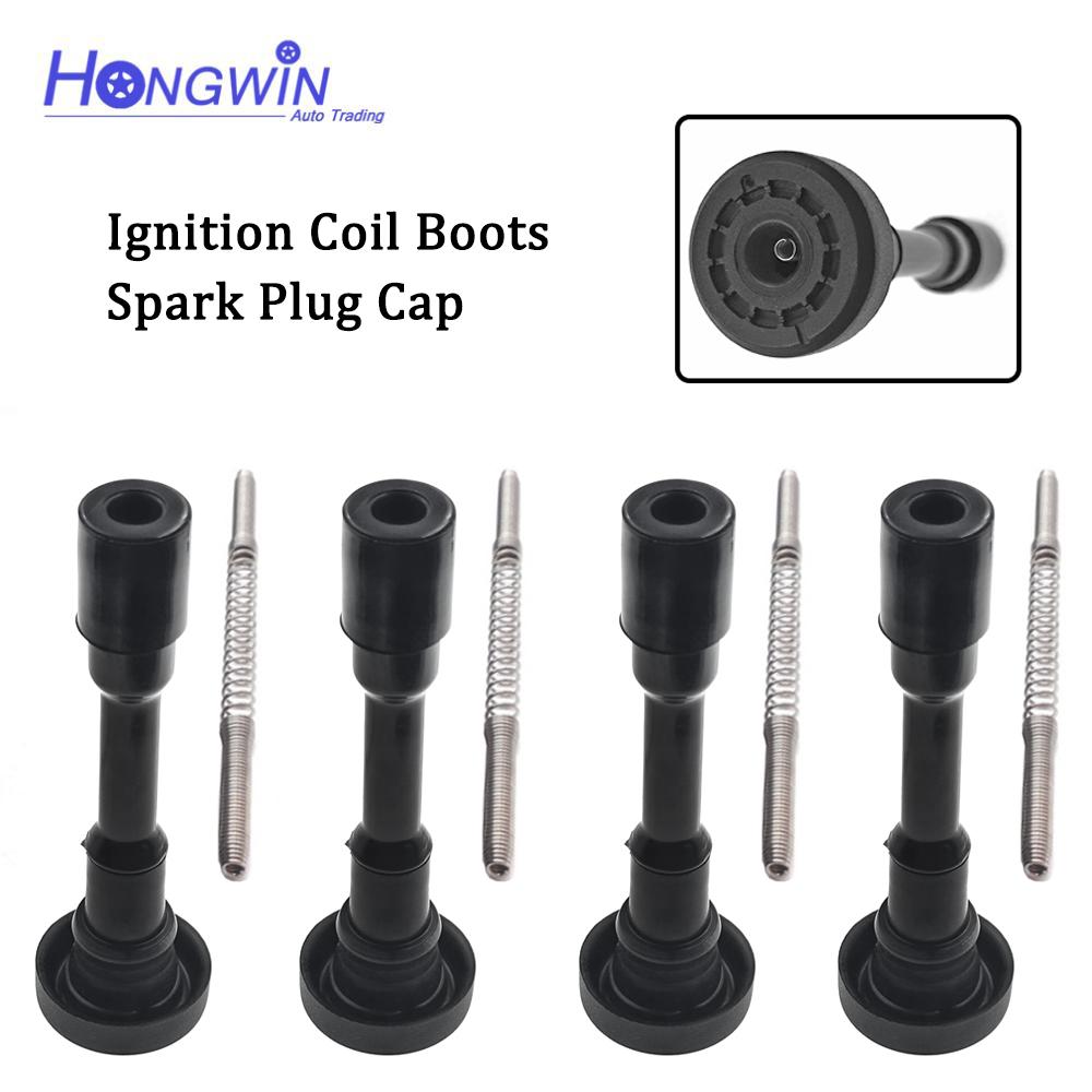 4/8Pcs Ignition Coil Boot Rod MN158977 099700-0480 SPP55E IIS250 MD362903 For Mitsubishi 4G18 Lancer Mirage Galant Eclipse Dodge 4PCS