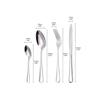 Cutlery Set - Stainless Steel - 24 Pieces - Stainless Steel - Dishwasher Safe - Silver