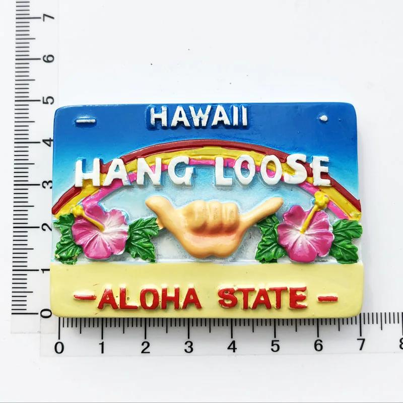 United States Fridge Magnets America New York Florida Hawaii Las Vegas Tourism Souvenirs Fridge Magnetic Stickers Home Decor