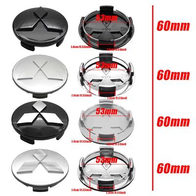 4Pc 54mm Car Wheel Center Cap Hub Covers Badge Accessories For Mitsubishi Outlander Lancer 10 9 ASX RALLIART Eclipse L200 Pajero