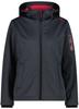 Куртка CMP Softshell Jacket Zip Hood Women (39A5006M) Функциональная куртка 39A5006M titanium carmine red