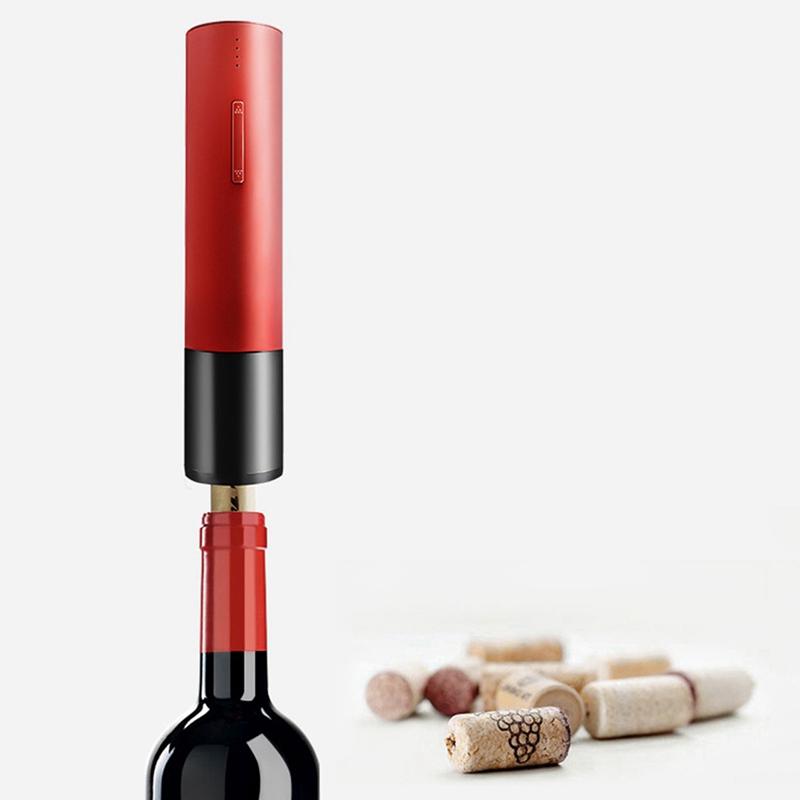 Electric Wine Opener Rechargeable Automatic Corkscrew Creative Wine Bottle Opener With USB Cable Bar Accessories