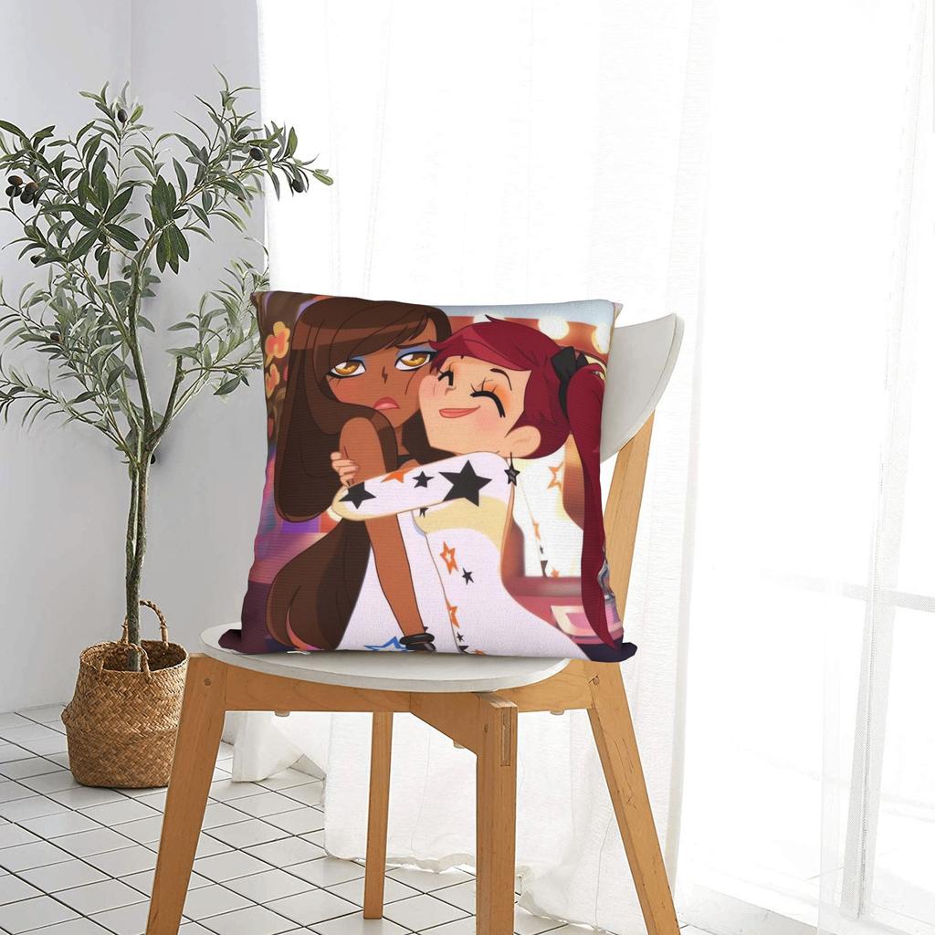 Pillow Cover LoliRock Kopo Music Girls Morden Pillow Case For Sofa Home Decoration Pillowcases