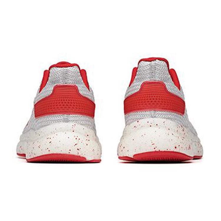 Anta Cushioning Slip Resistant Low top Running Shoes Women's White Red 122025520-13