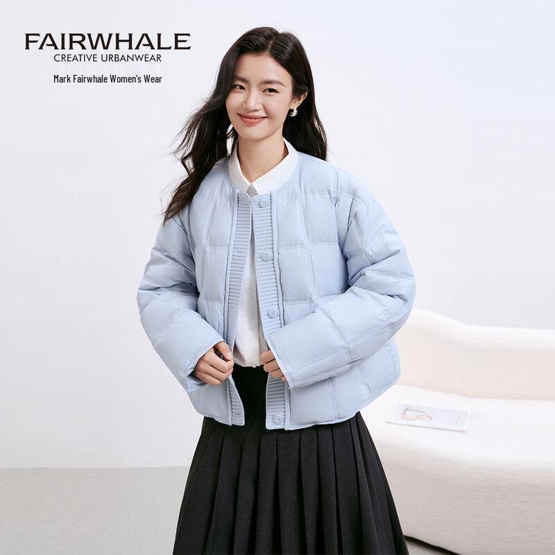 

MARK FAIRWHALE Women s Short Round Neck Duck Down Jacket