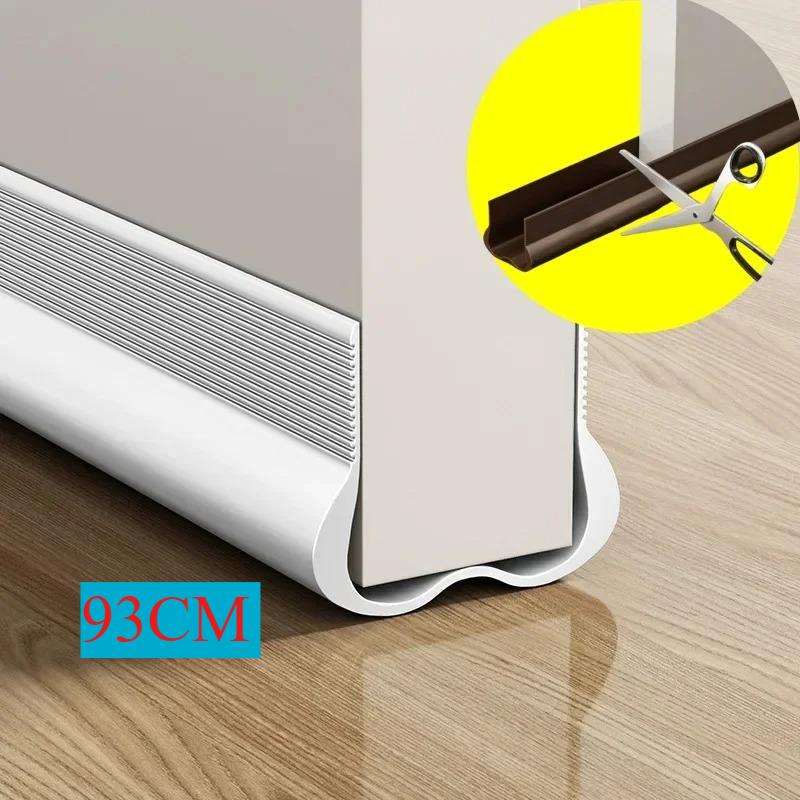 Nový PVC ohebný spodní těsnící pásek těsnicí lišta zarážka dvířek těsnící páska Těsnící páska proti průvanu