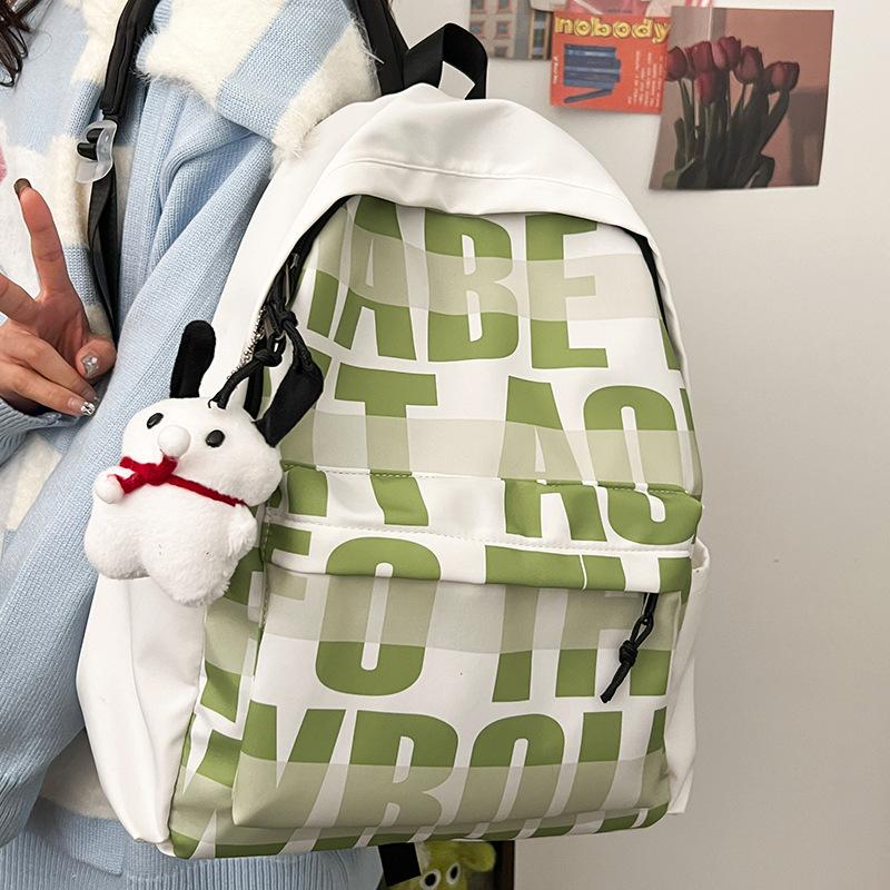 Schoolbag1011 new American backpack girl student niche original printed backpack trendy men's and women's backpack