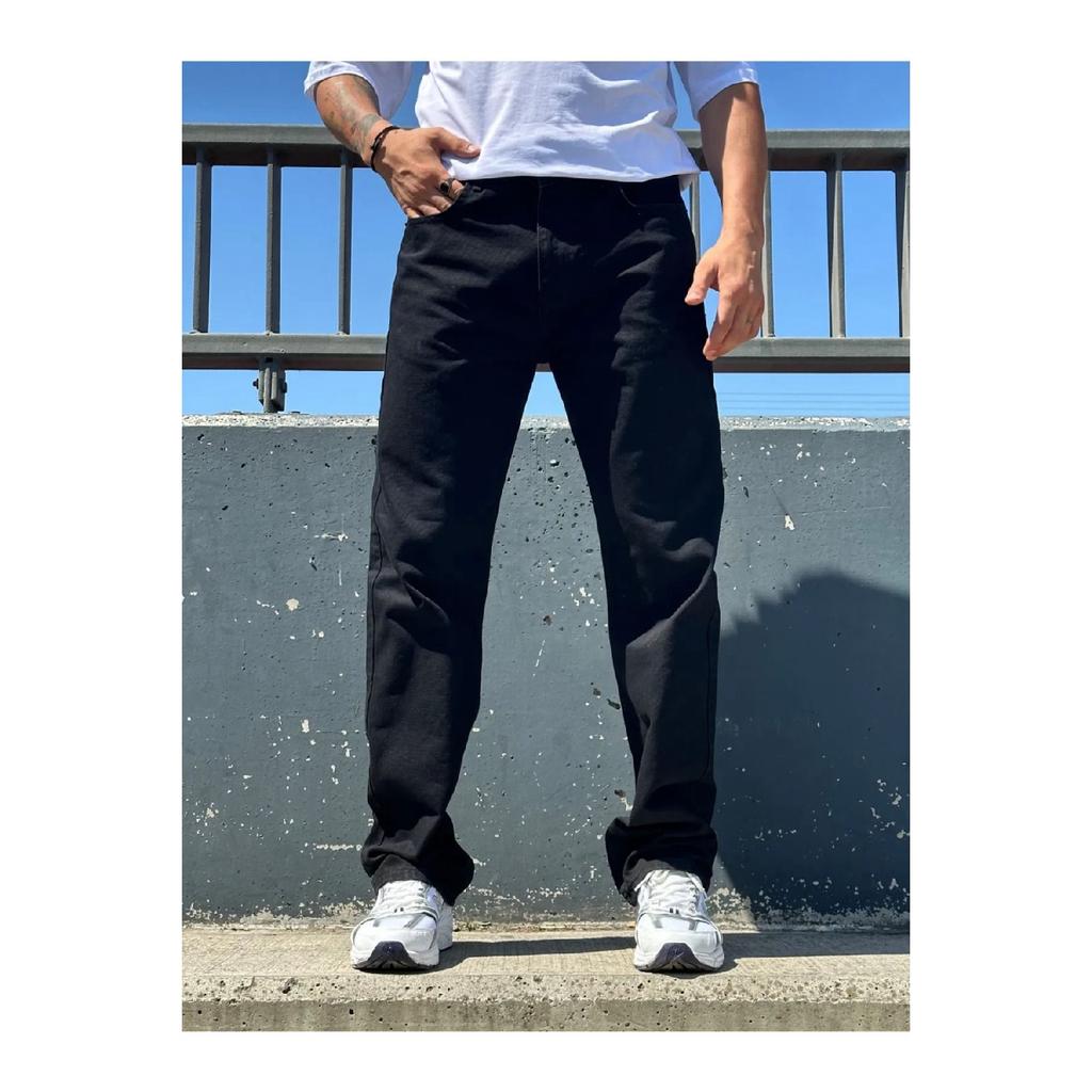 Men's Ice Blue Baggy Trousers