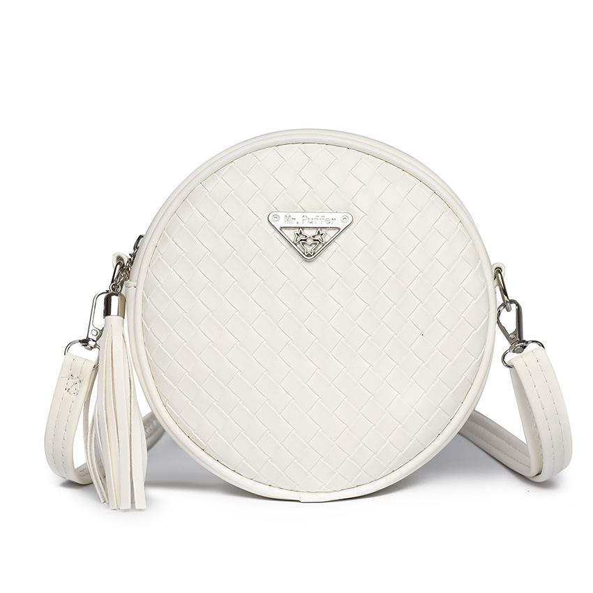 Bags for Women Knitted Bags for Autumn and Summer Girls Mini Tassels Small Round Bags Change Small Mobile Phone Bags Bags