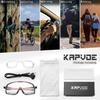 KAPVOE Polarized Sports TR90 UV400 UV Impact for and Trekking Sunglasses, Ultra-lightweight Frame, (99%+ Protection), Resistant, Anti-fog Lenses,