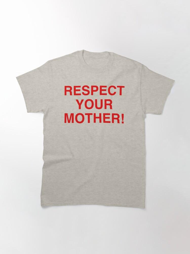 Červené tričko Harry Styles Red Classic s nápisem Respect Your Mother