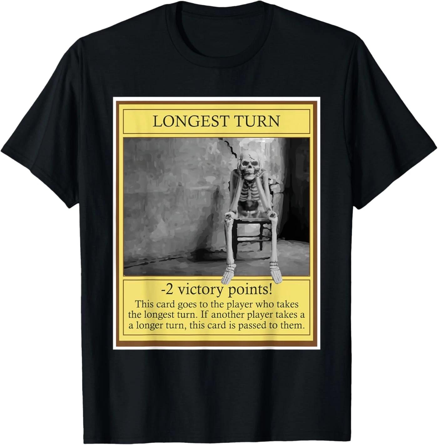 Longest Turn - Funny Tabletop Game Board Gaming Game Night T-Shirt 2XL