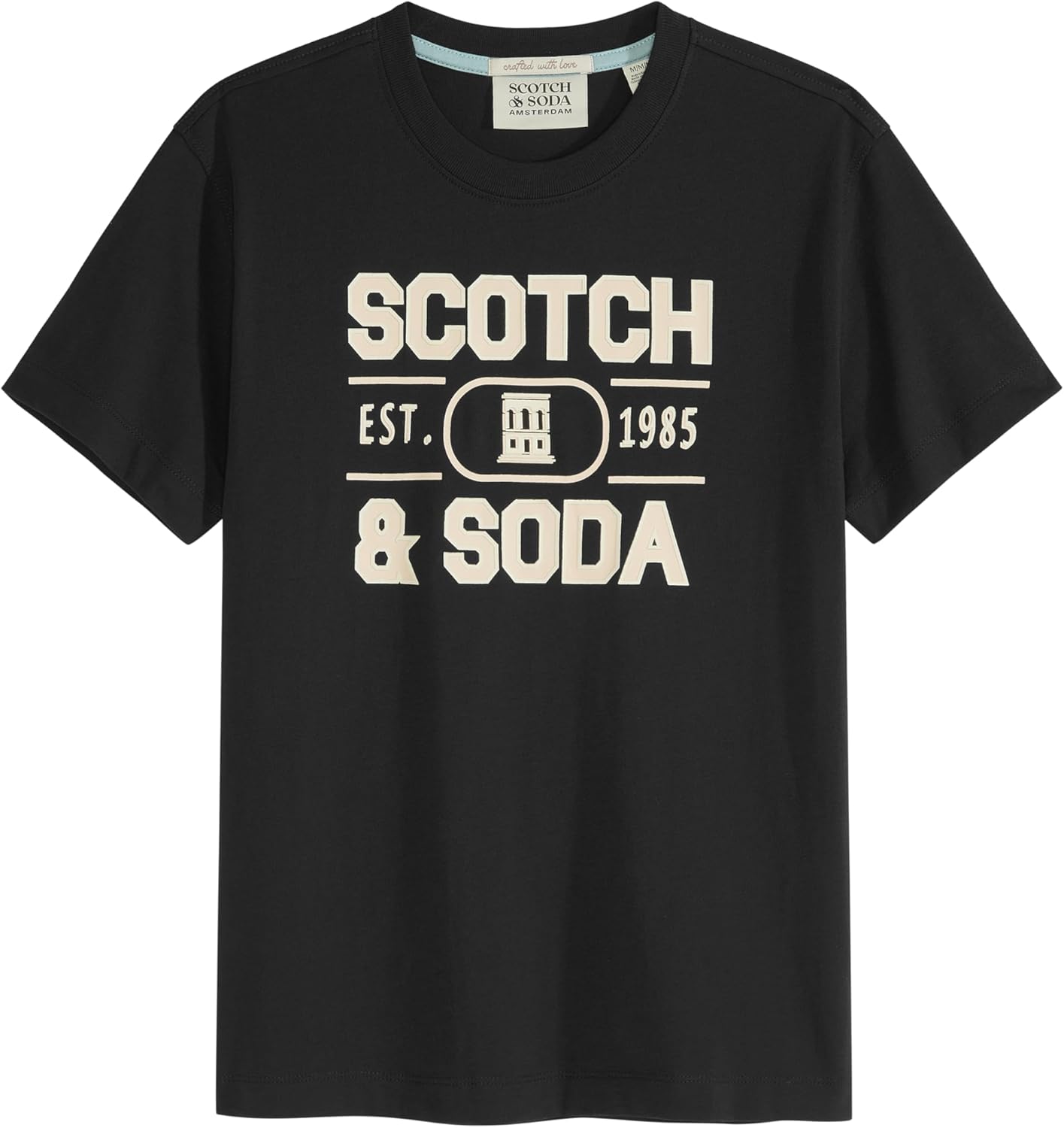 Scotch  Soda Boys Short Sleeve Graphic T-Shirt Crewneck XXL