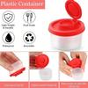 Mini Dustproof Plastic Salt And Pepper Shakers Ideal Camping Kitchen Companion