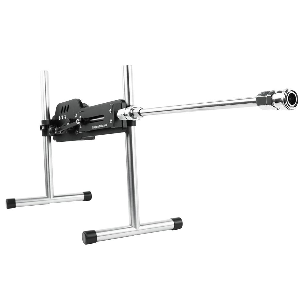 ANNGEOK Sex Machine Piston Machine Standard Sex Machine 33CM Stainless Steel Extension Sex Machine Extension Extend Distance Sex Machine Extension