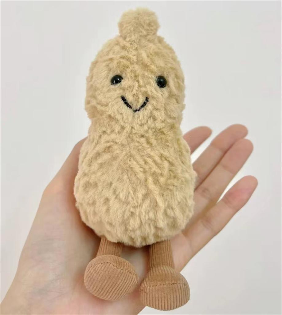 15cm Kawaii Jellycat Inspired Peanut Plush Toys Soft Fluffy Stuffed Reindeer Cute Dolls Special Gift for Kids Adorable Home Deco