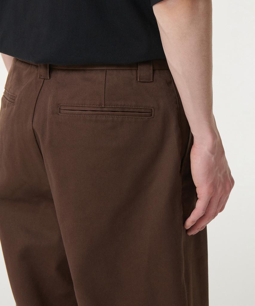 Musinsa Standard Heavyweight Cp Wide Chino Pants [Baroque Brown]