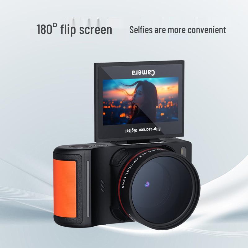 High-Definition Retro Spiegellose Kamera mit Klappbildschirm für Studenten und Reise-Selfies