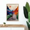 Modern Bicycle Poster Art Canvas Print Colorful Cycling High In The Mountains Wall Picture Home Room Decor Painting Gift Cuadros