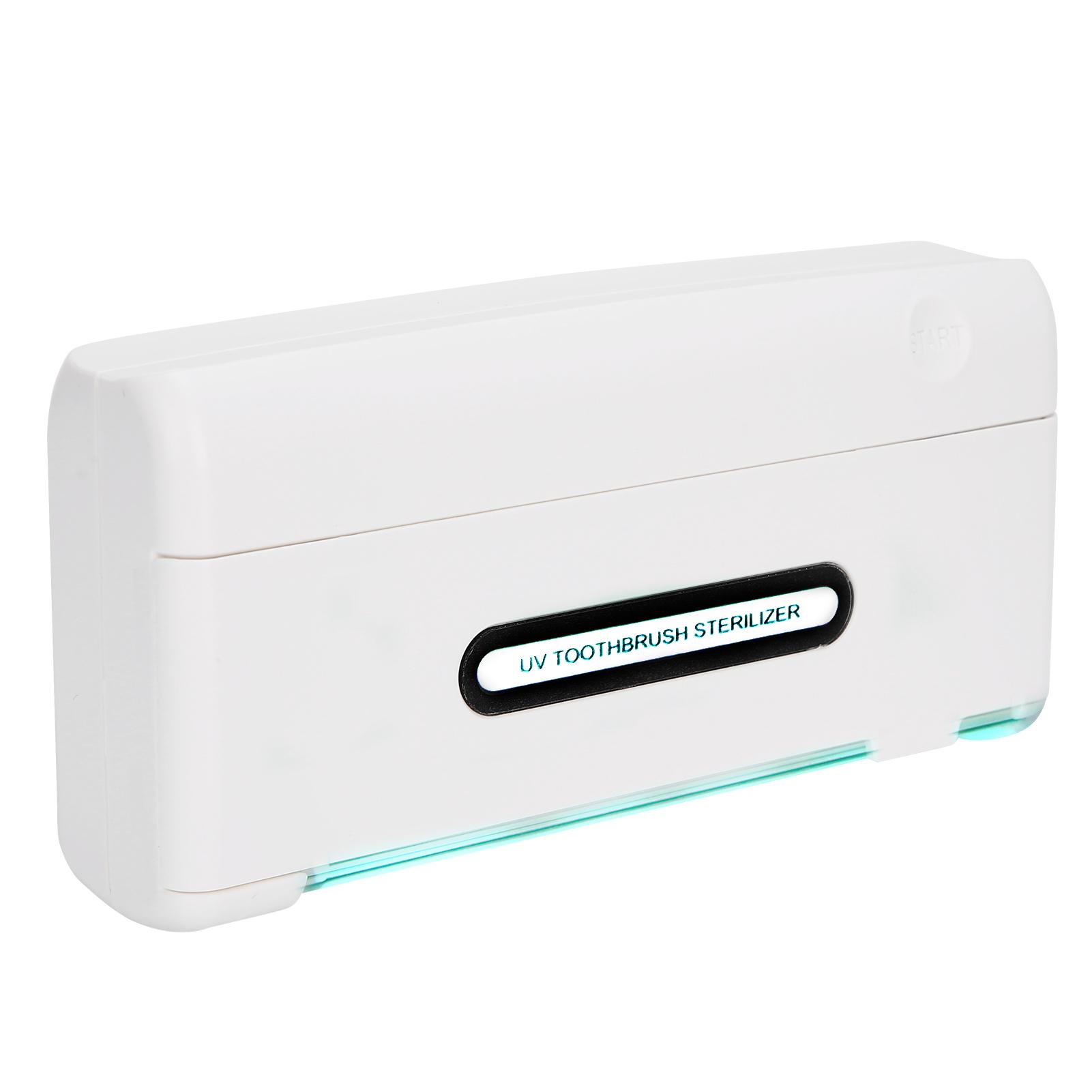 

UV Toothbrush Cleaning Box 4 Slots Hygiene Device Germ Free Ultraviolet Household Tool Wall Mounted