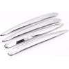 Car Styling Exterior Door Handle Strips Decoration Sticker Trim for BMW 5 Series G30 G38 2018-2019 Modified Accessories(Carbon Fiber Black)