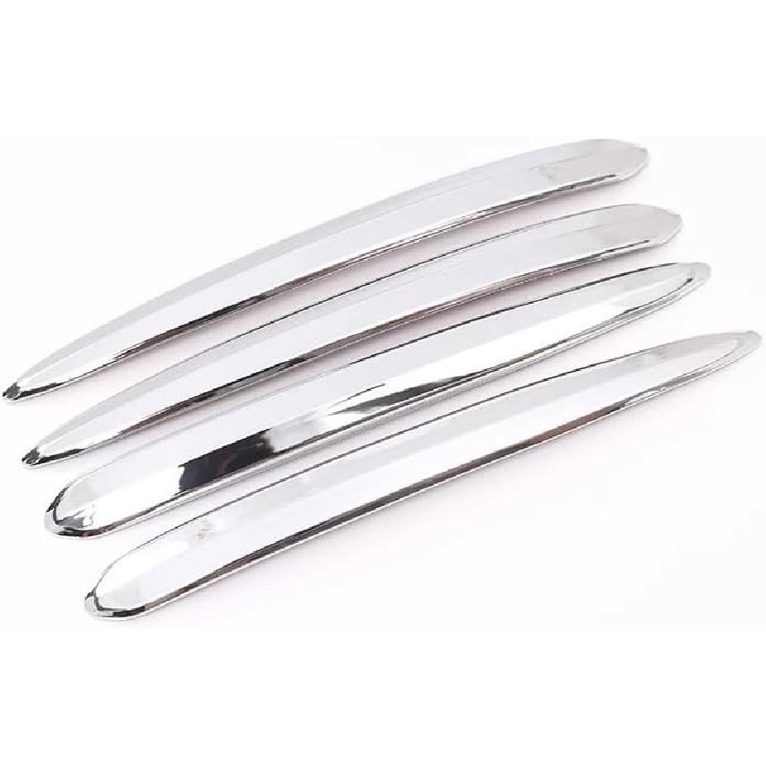 Car Styling Exterior Door Handle Strips Decoration Sticker Trim for BMW 5 Series G30 G38 2018-2019 Modified Accessories(Carbon Fiber Black)