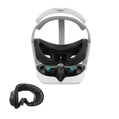 VR Face Interface Bracket Sponge Face Pad Replacement for Pico 4 / PICO 4 Ultra VR Headset Washable Sweat-Proof Leather Face Cover