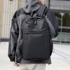 Business backpack, casual backpack, men's large-capacity computer bag, waterproof and simple schoolbag, college students commute to work