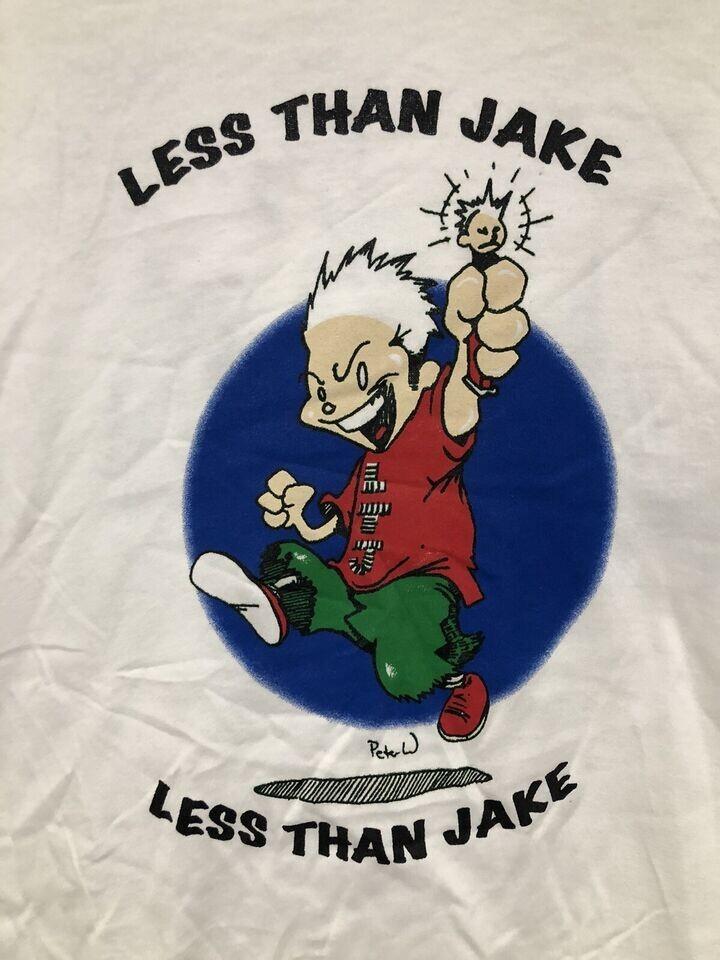 Хлопковая белая футболка унисекс Less Than Jake S-3XL XL
