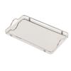 Large Rectangle Tray Stainless Steel Home Living Room Commercial Dishes Tray for Coffee Water Cups Fruit