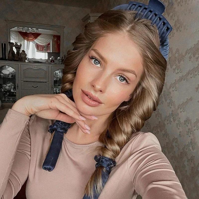 Luie Slapende Hittevrije Fluwelen Spons Krultang Flexibele Staaf Magisch Kappersgereedschap Schuim Golvend Haar Krultang Haaraccessoires